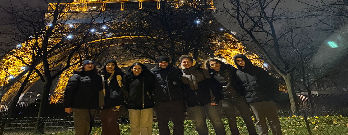 Öğrencilerimiz erasmus programı kapsamında Paris'te