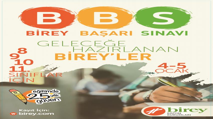 BİREY BAŞARI SINAVI (04-05 OCAK)